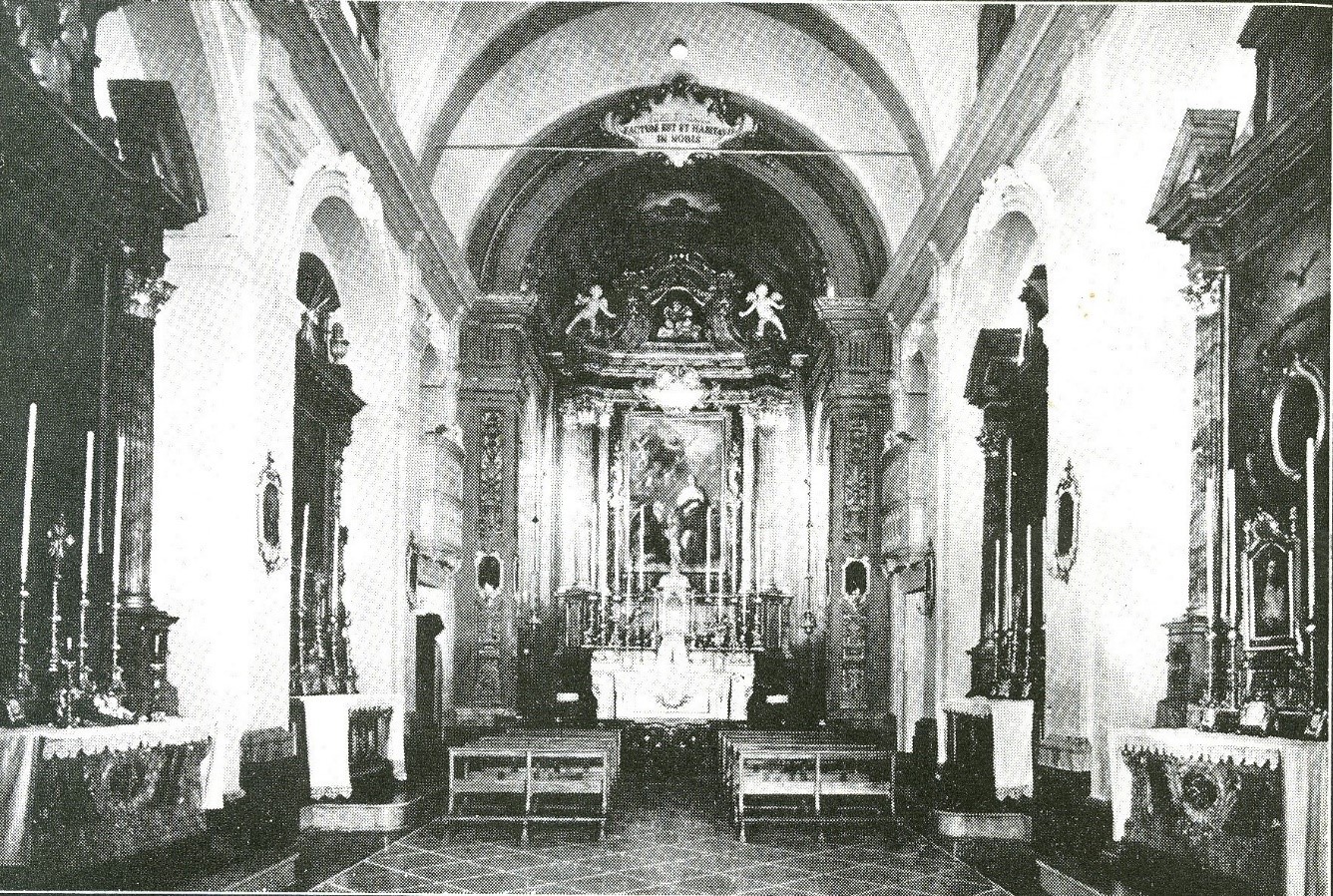 Fotografía del interior de la Iglesia Santa María delle Muratelle.